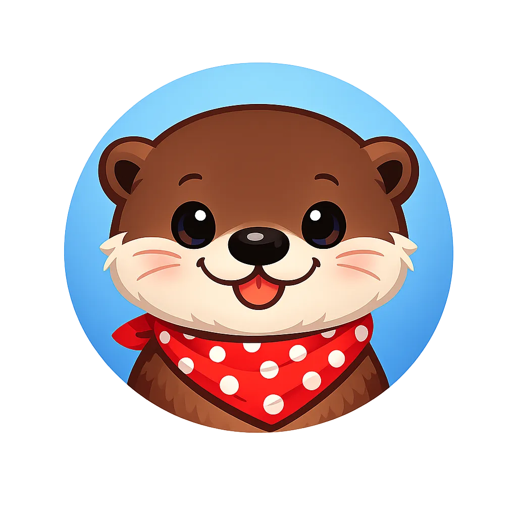 Cartoon otter avatar reviews icon 1781877425252 0